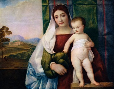 Die Zigeunermadonna, ca. 1510, 1937 von Tiziano Vecelli