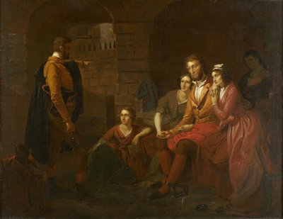 Lafayette im Gefängnis von Olmütz, 1850 von Tompkins Harrison Matteson