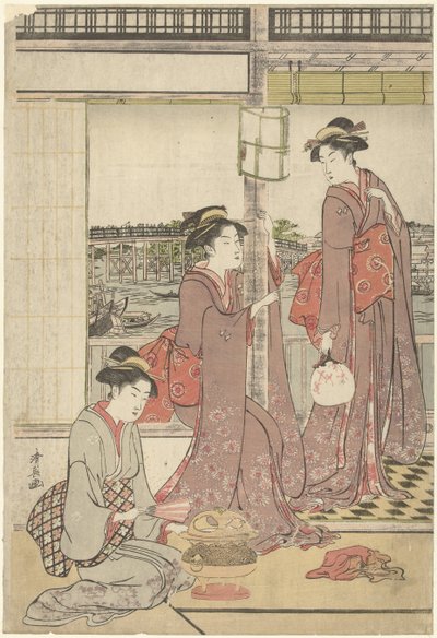 Mondfest von Torii Kiyonaga