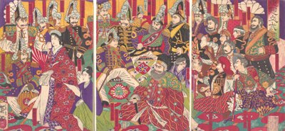 Zivile und militärische Beamte, Dezember 1877 von Toshimasa