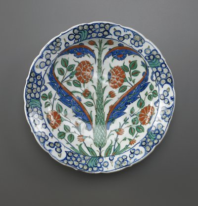 Schale, Iznik, Osmanische Dynastie, 1570-75 von Turkish School