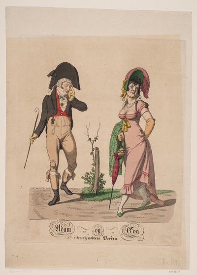 Adam und Eva in der neuen modernen Welt von Ubekendt