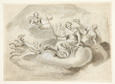 Allegorie mit Philomelus(?) von Ubekendt