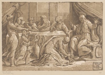 Christus gesalbt von Maria Magdalena von Ugo da Carpi