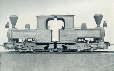 Eine Doppellokomotive, 1922 von Unbekannt
