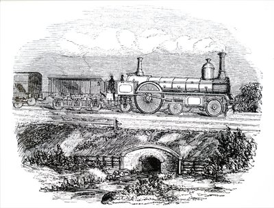 Eine LNWR-Passagierlokomotive Nr. 223 von Unbekannt