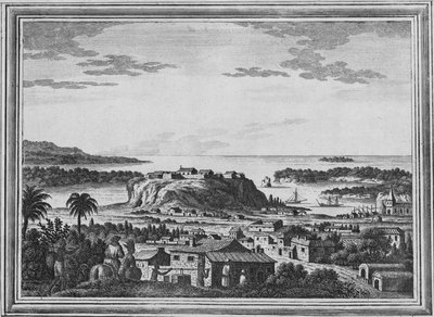 Ein Blick auf den Hafen von Acapulco, ca. 1768 von Unbekannt