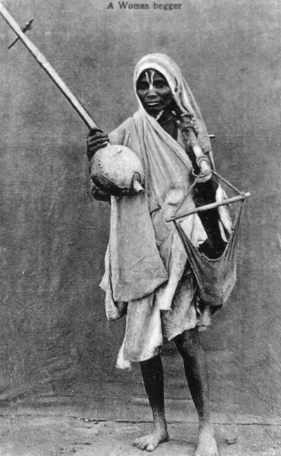 Ein Bettler, Indien, 20. Jahrhundert von Unbekannt