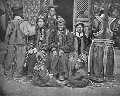 Eine Gruppe von Mongolen, 1902 von Unbekannt