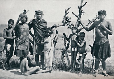 Eine Gruppe von Zulus, 1912 von Unbekannt