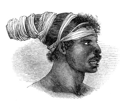 Ein einheimischer Australier, 1848 von Unbekannt