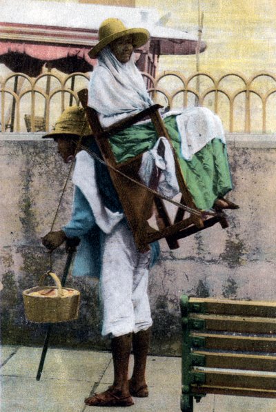 Ein Träger, Mexiko, frühes 20. Jahrhundert von Unbekannt
