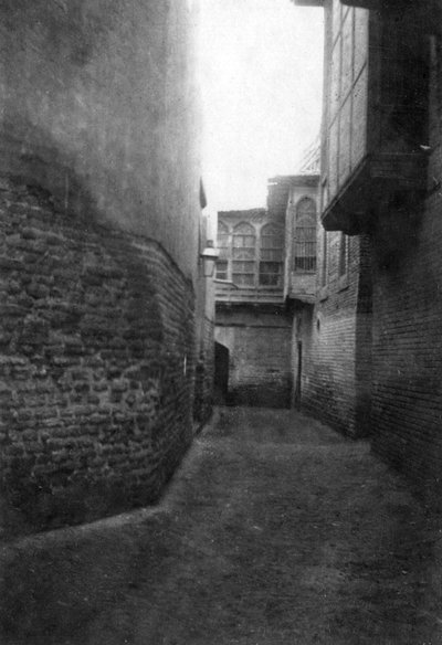 Eine Straße in Bagdad von Unbekannt