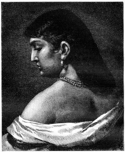 Eine Frau aus Trastevere, Rom, Italien, 19. Jahrhundert von Unbekannt