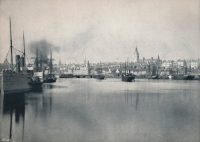 Aberdeen - Gesamtansicht vom Fluss, 1895 von Unbekannt