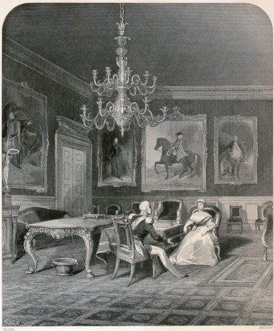 Thronbesteigung von Königin Victoria, 1837 von Unbekannt