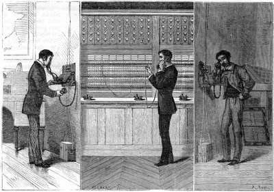 Ader-Telefonsystem, 1881 von Unbekannt