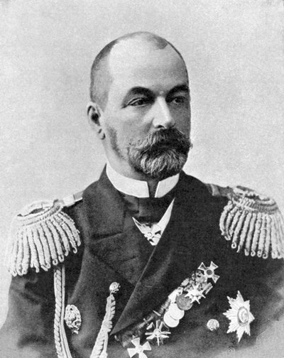 Admiral Roschestwenski, russischer Kommandant, Russisch-Japanischer Krieg, 1904-5 von Unbekannt