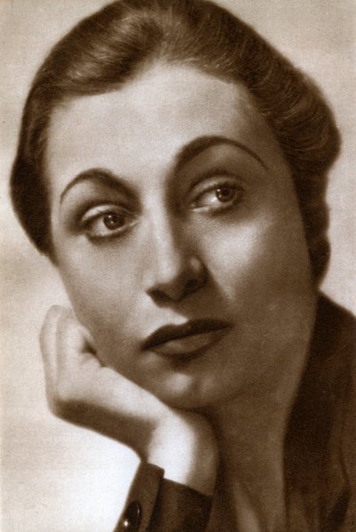 Aline MacMahon, amerikanische Schauspielerin von Unbekannt