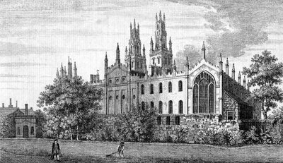 All Souls College, Universität Oxford von Unbekannt