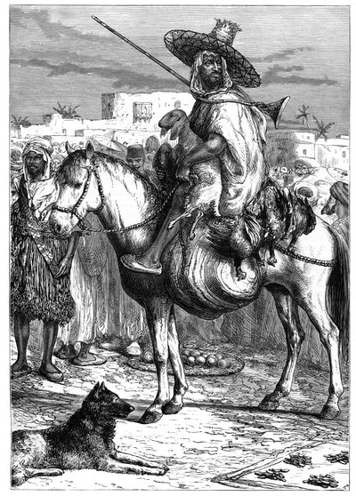 Ein arabischer Händler in Tlemcen, Algerien, ca. 1890 von Unbekannt