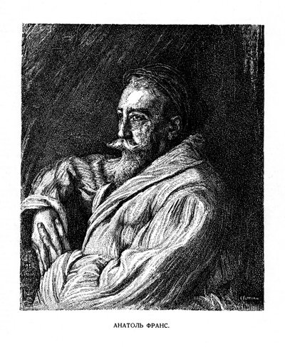 Anatole France, französischer Autor, späte 19. Jahrhundert von Unbekannt