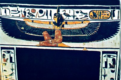 Altägyptische Hieroglyphen, Theben, Ägypten von Unbekannt