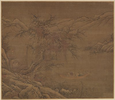 Annäherung an das Winterufer, Ming-Dynastie, 1368-1644 von Unbekannt