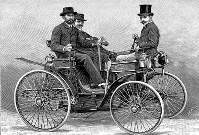 Armand Peugots erstes Auto, 1890 von Unbekannt