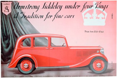 Armstrong Siddeley Motors Werbung, 1937 von Unbekannt