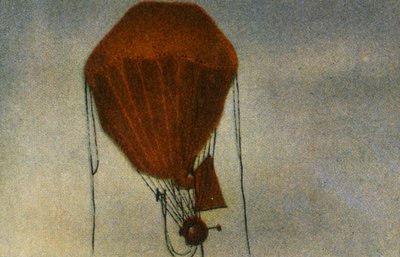 Aufstieg des Höhenforschungsballons von Piccard, 1931, 1932 von Unbekannt