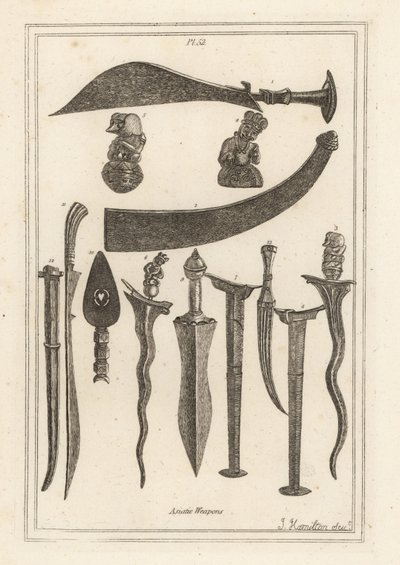 Asiatische Waffen von Unbekannt