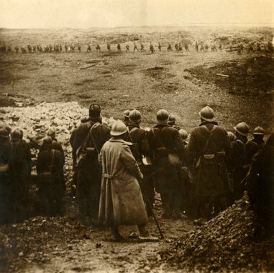Angriff bei Douaumont, Nordfrankreich, Dezember 1916 von Unbekannt