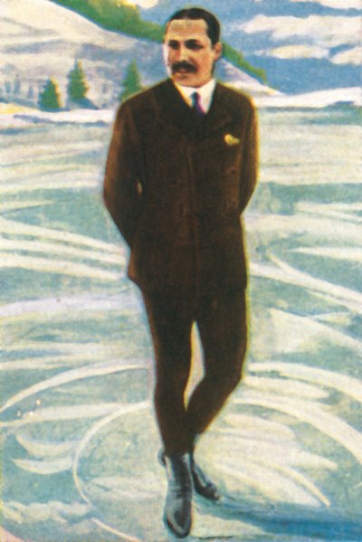 Österreichischer Eiskunstläufer Willi Böckl, 1928 von Unbekannt