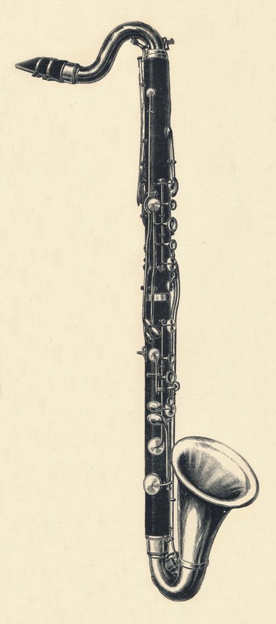 B Bassklarinette, 1895 von Unbekannt
