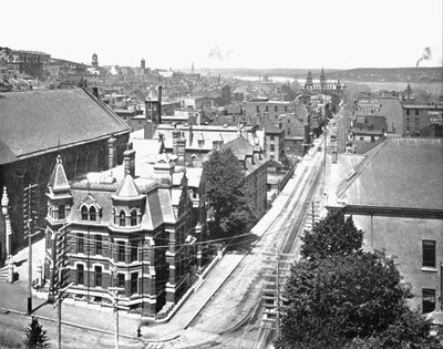 Barrington Street, Halifax, Nova Scotia, Kanada, ca. 1900 von Unbekannt