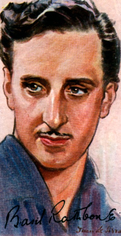 Basil Rathbone, englischer Schauspieler von Unbekannt