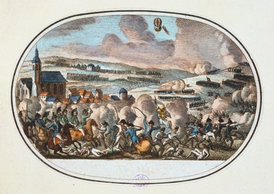 Schlacht bei Fleurus, 26. Juni 1794 von Unbekannt