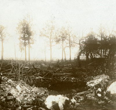 Schlachtfeld, Roeselare, Flandern, Belgien, um 1914-1918 von Unbekannt