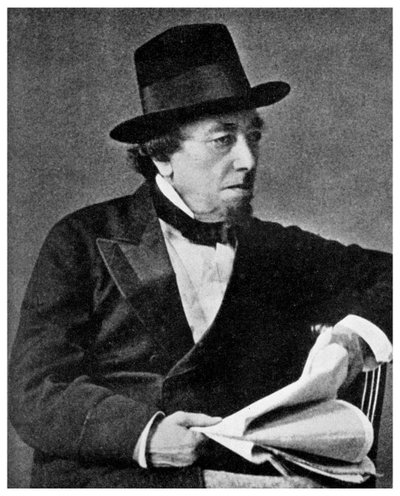 Benjamin Disraeli, britischer Staatsmann, 19. Jahrhundert von Unbekannt