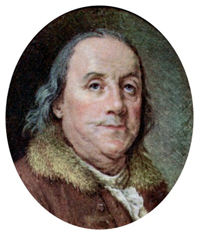 Benjamin Franklin, um 1782 von Unbekannt