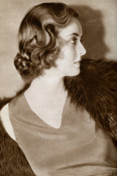 Bette Davis, amerikanische Schauspielerin, 1933 von Unbekannt