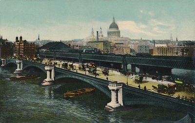 Blackfriars Bridge, London, 1911 von Unbekannt