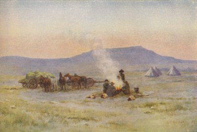 Burenlager auf der Veldt, 1924 von Unbekannt