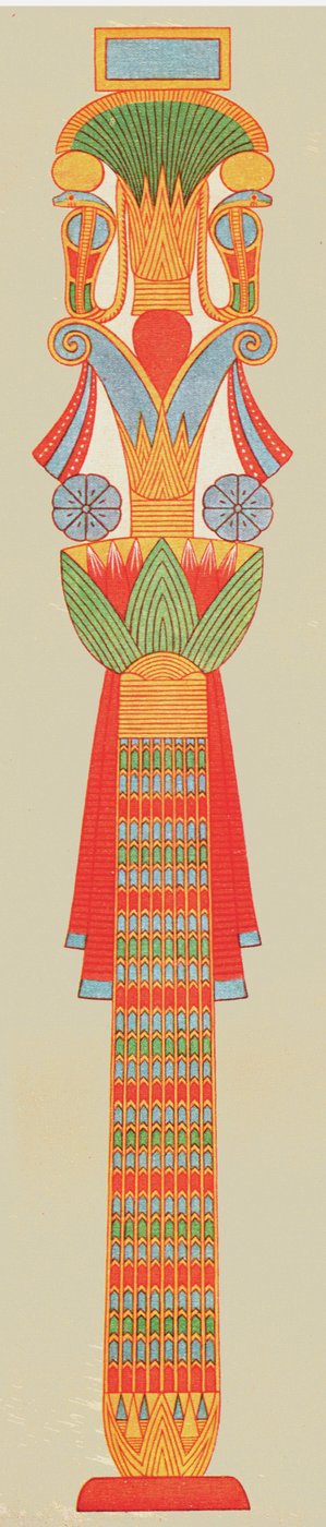 Bouquet-Kapitell, Theben, Ägypten, 1928 von Unbekannt