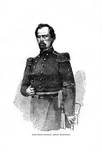 Brigadegeneral Irvin McDowell, amerikanischer Militärbeamter, 1872 von Unbekannt