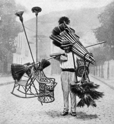 Besenverkäufer, Rio de Janeiro, Brasilien, 1922 von Unbekannt