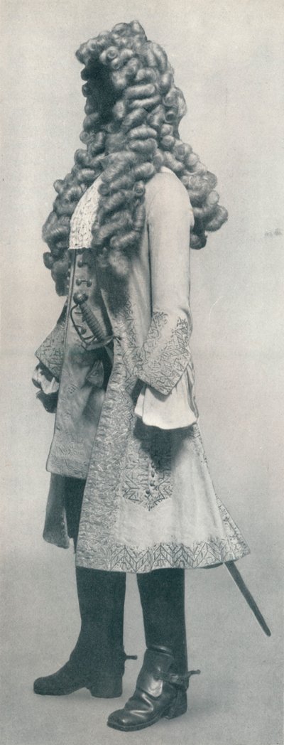 Bestickter Buffmantel mit Silber, um 1666, 1928 von Unbekannt
