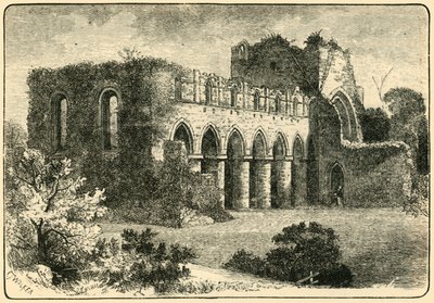 Buildwas Abbey, 1898 von Unbekannt
