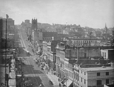 California Street, San Francisco, um 1897 von Unbekannt